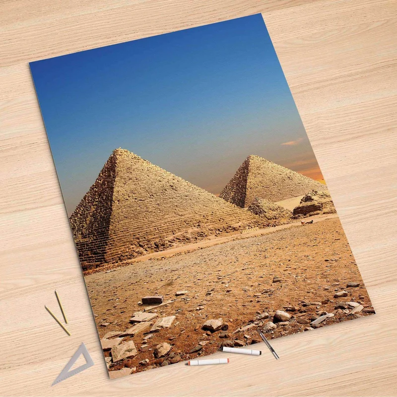 Folienbogen (100x150 cm) - Design: Pyramids