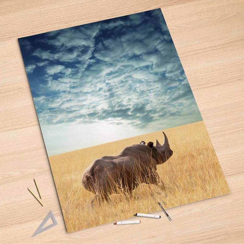 Folienbogen (100x150 cm) - Design: Rhino