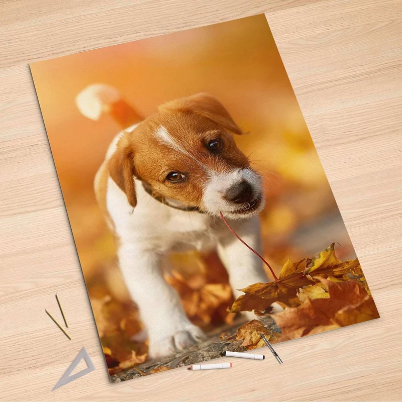 Folienbogen (100x150 cm) - Design: Jack the Puppy