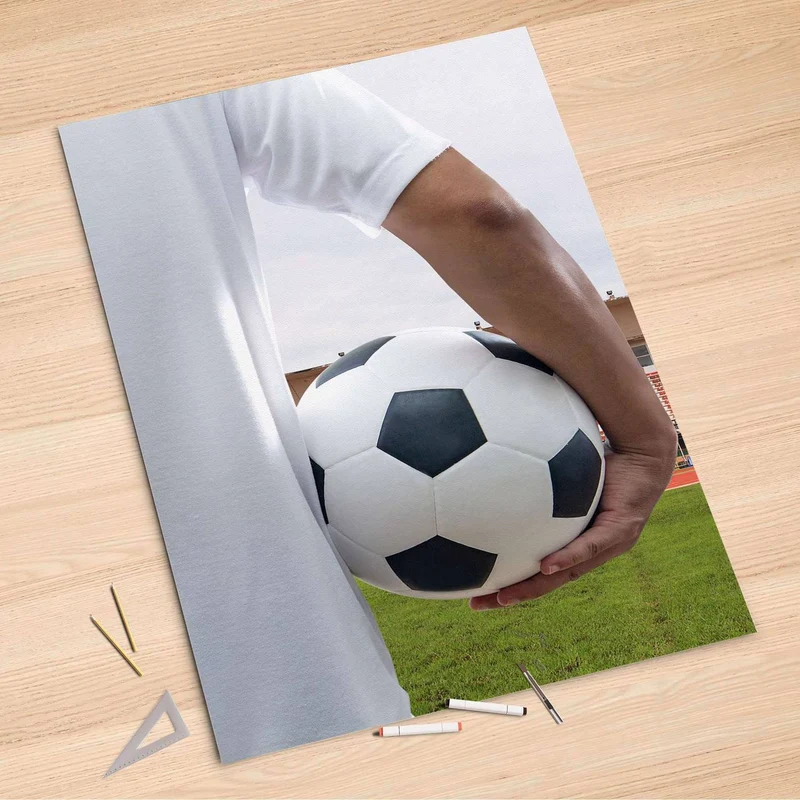 Folienbogen (100x150 cm) - Design: Footballmania