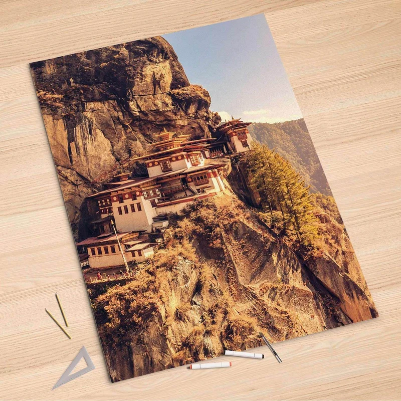 Folienbogen (100x150 cm) - Design: Bhutans Paradise