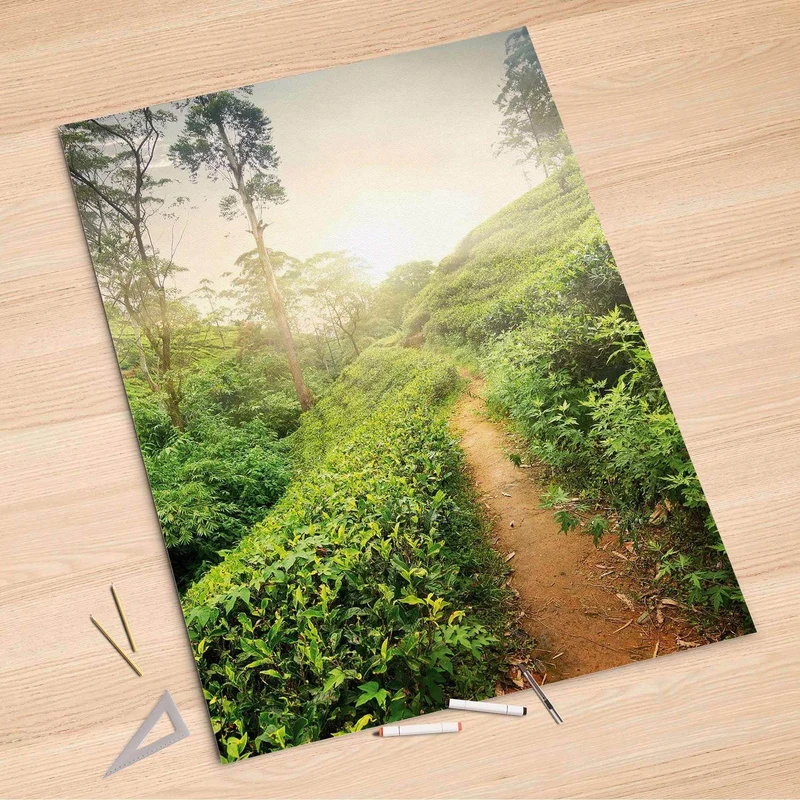 Folienbogen (100x150 cm) - Design: Green Tea Fields