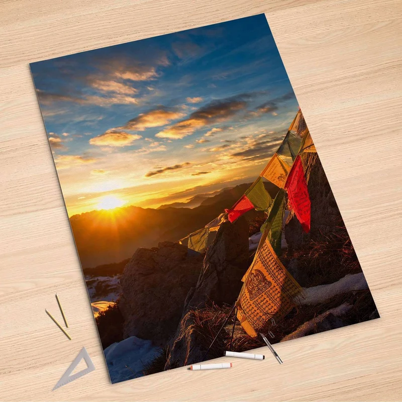 Folienbogen (100x150 cm) - Design: Tibet