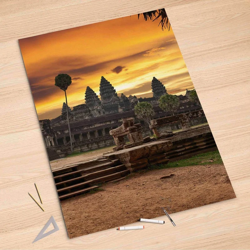 Folienbogen (100x150 cm) - Design: Angkor Wat