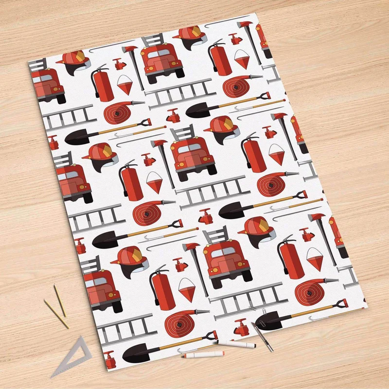 Folienbogen (100x150 cm) - Design: Firefighter