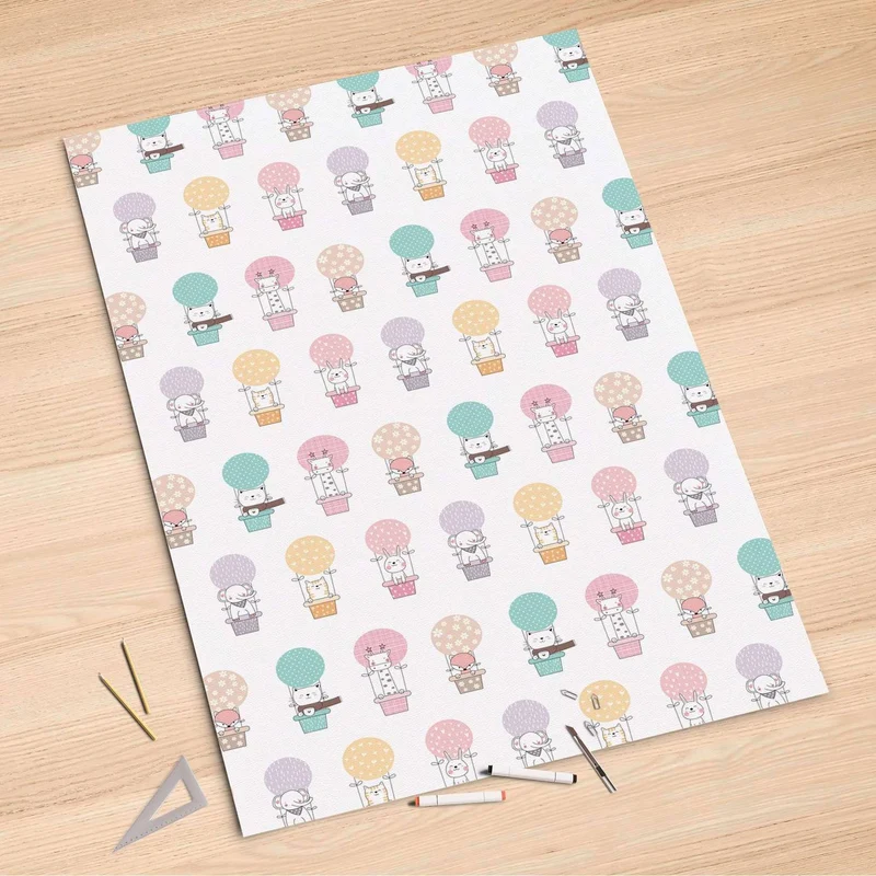 Folienbogen (100x150 cm) - Design: Flying Animals