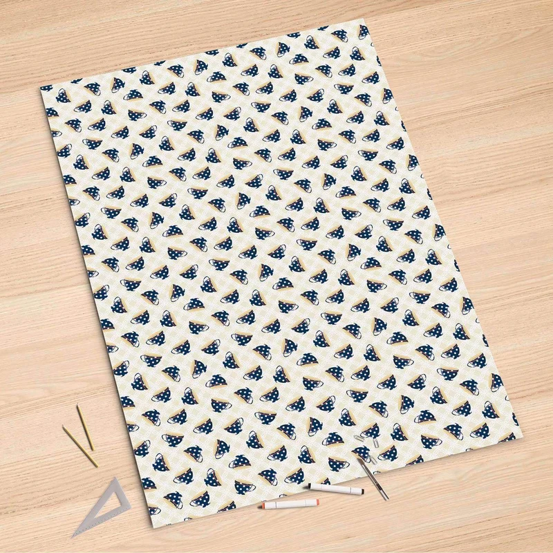 Folienbogen (100x150 cm) - Design: Teatime