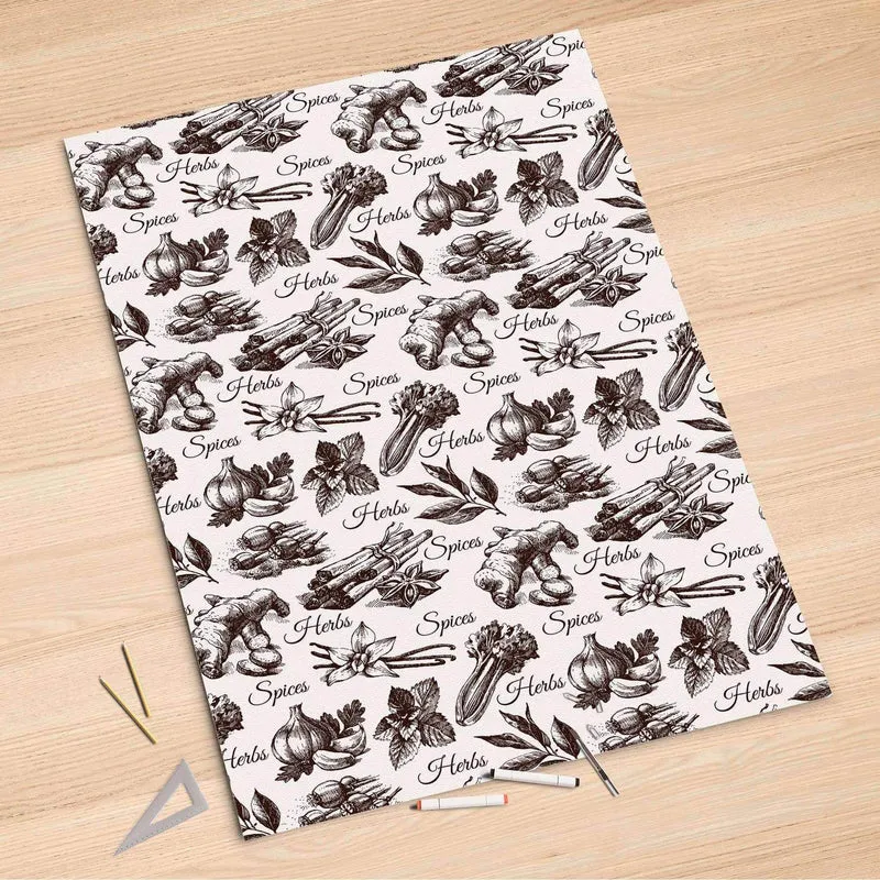Folienbogen (100x150 cm) - Design: Spices