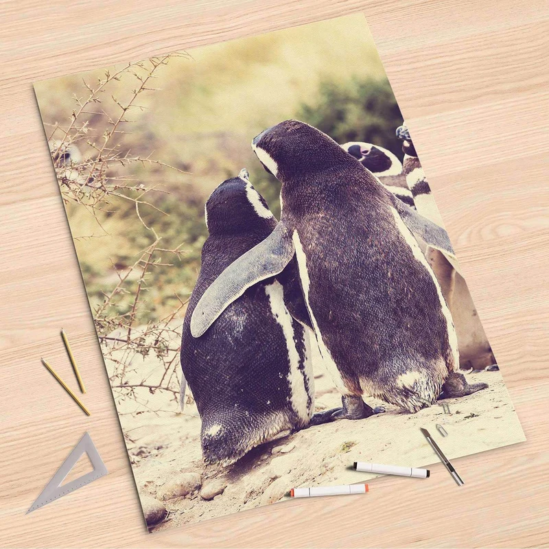 Folienbogen (80x120 cm) - Design: Pingu Friendship