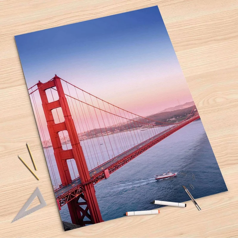 Folienbogen (80x120 cm) - Design: Golden Gate