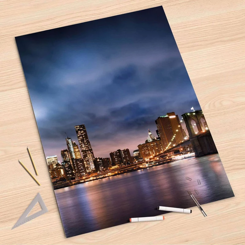 Folienbogen (80x120 cm) - Design: Brooklyn Bridge