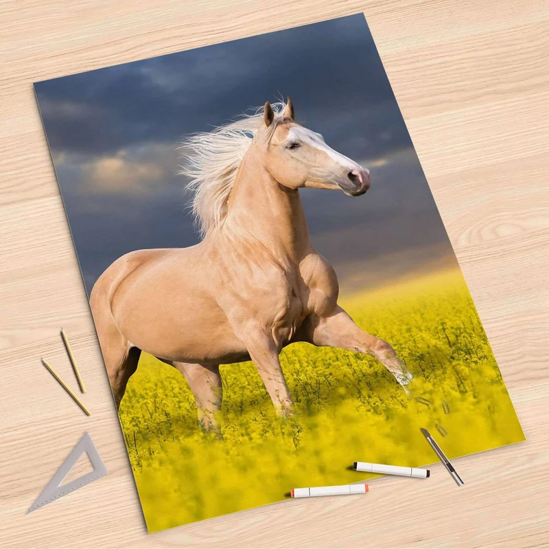 Folienbogen (80x120 cm) - Design: Wildpferd