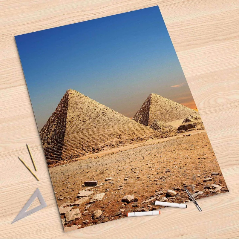 Folienbogen (80x120 cm) - Design: Pyramids