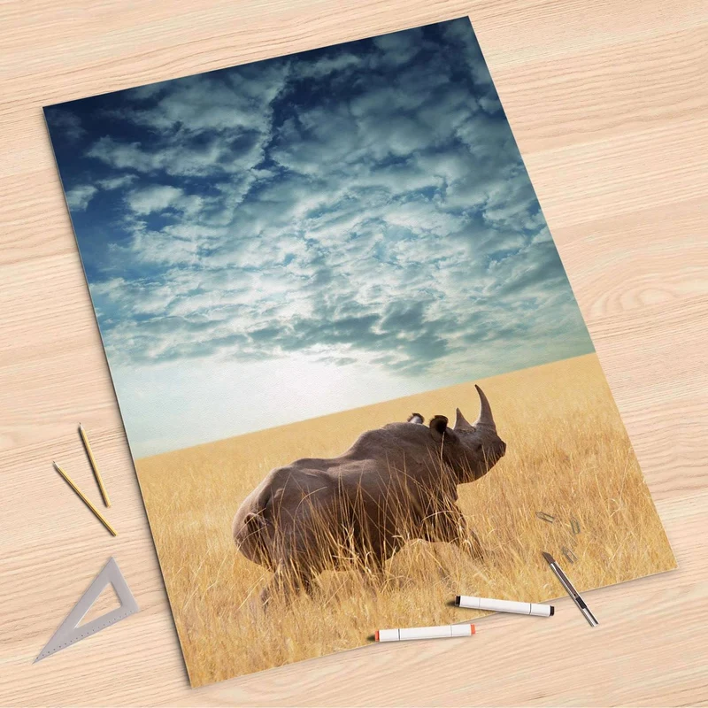 Folienbogen (80x120 cm) - Design: Rhino
