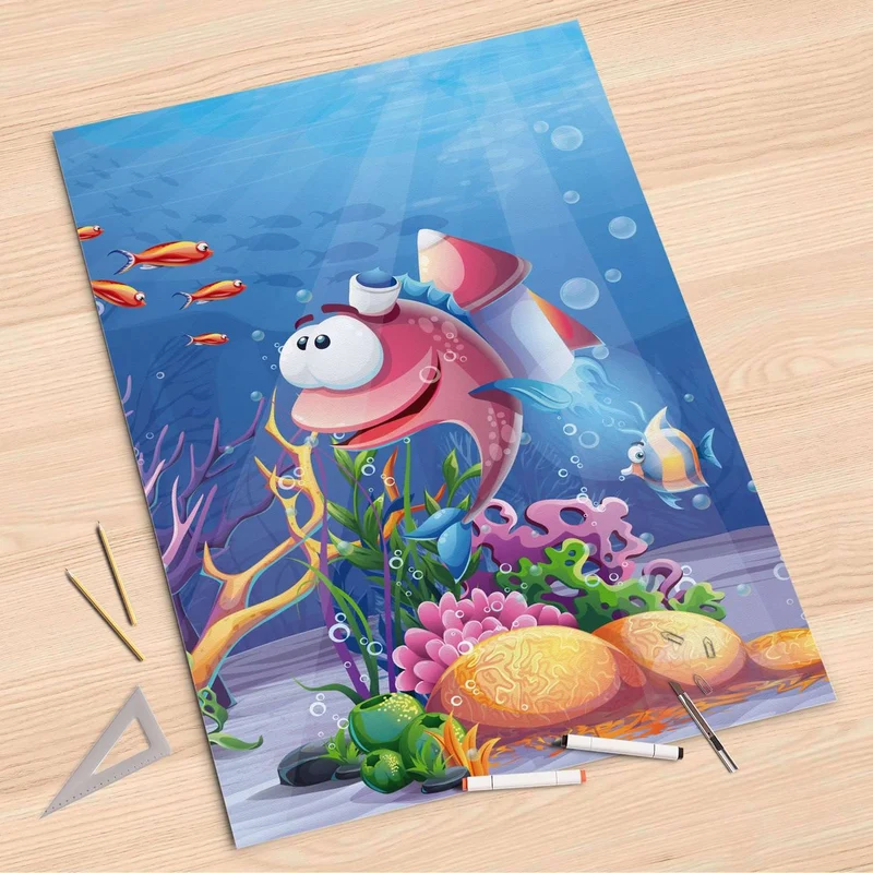 Folienbogen (80x120 cm) - Design: Bubbles