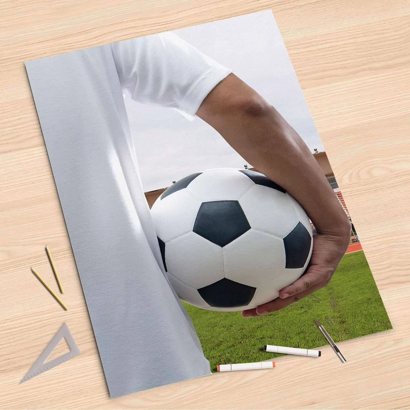 Folienbogen (80x120 cm) - Design: Footballmania