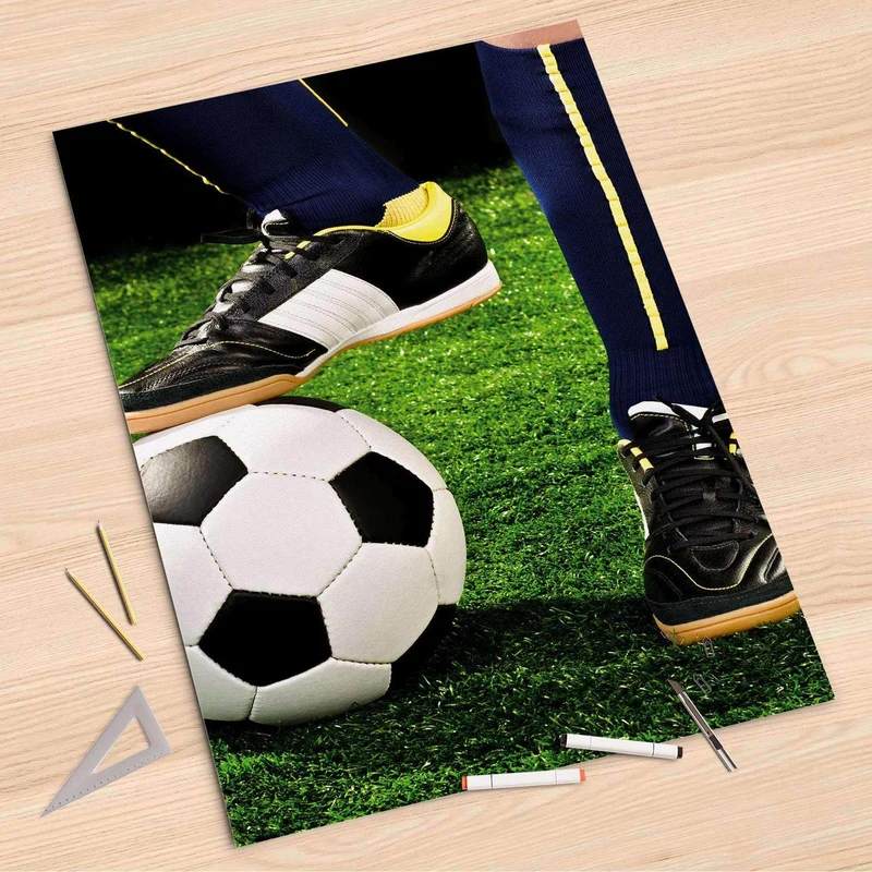 Folienbogen (80x120 cm) - Design: Fussballstar