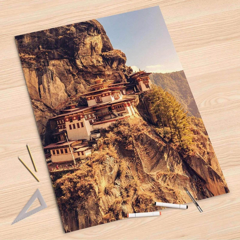 Folienbogen (80x120 cm) - Design: Bhutans Paradise