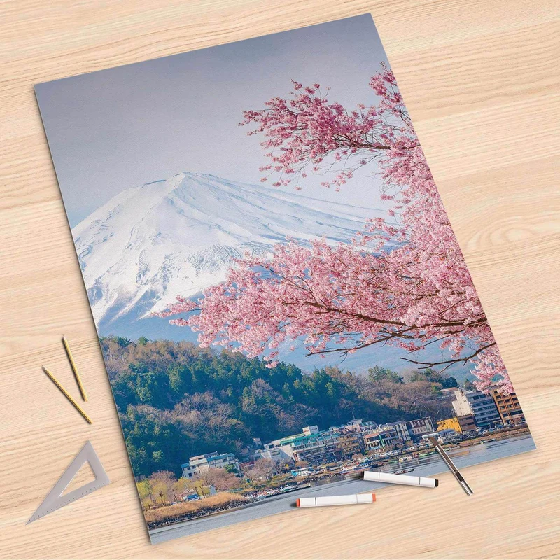 Folienbogen (80x120 cm) - Design: Mount Fuji