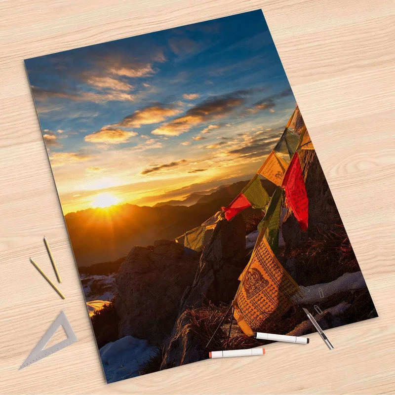 Folienbogen (80x120 cm) - Design: Tibet