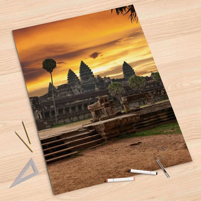 Folienbogen (80x120 cm) - Design: Angkor Wat