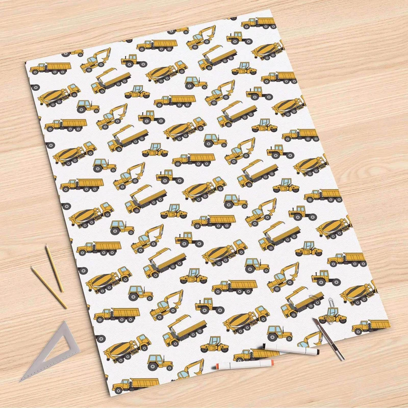 Folienbogen (80x120 cm) - Design: Working Cars