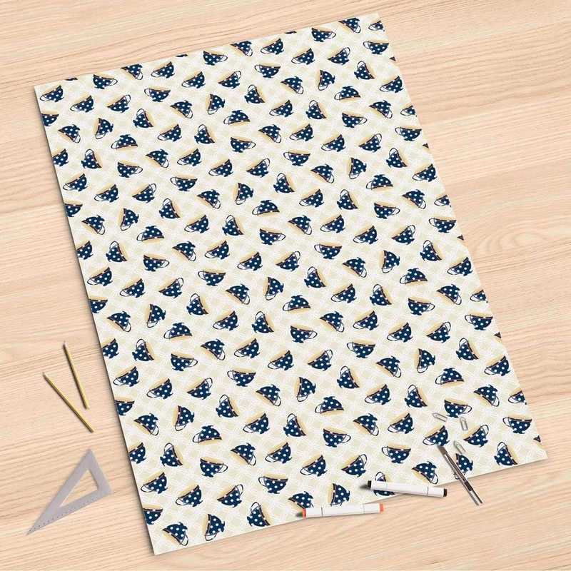 Folienbogen (80x120 cm) - Design: Teatime