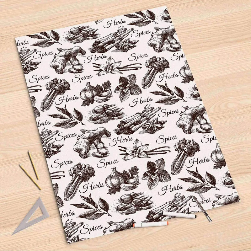 Folienbogen (80x120 cm) - Design: Spices