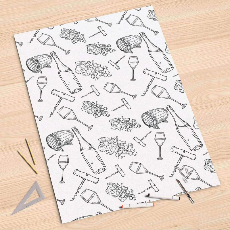 Folienbogen (80x120 cm) - Design: Vino