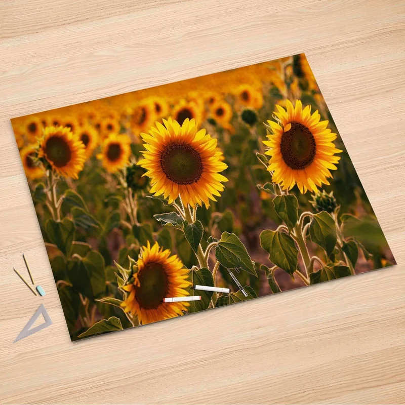 Folienbogen (150x100 cm) - Design: Sunflowers