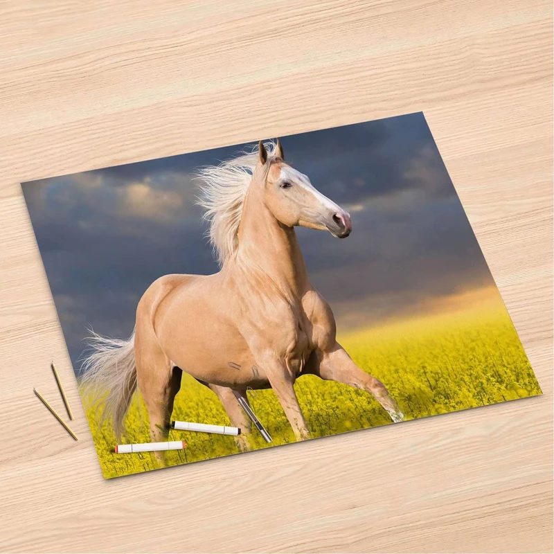 Folienbogen (120x80 cm) - Design: Wildpferd