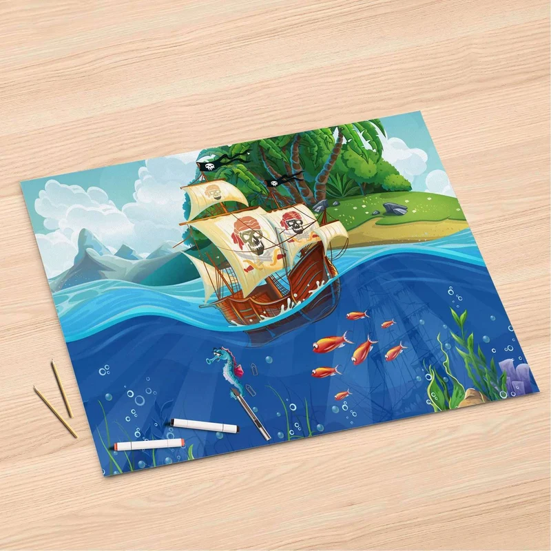 Folienbogen (120x80 cm) - Design: Pirates