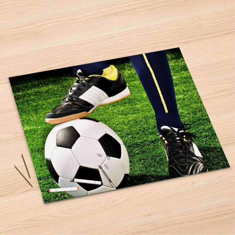 Folienbogen (120x80 cm) - Design: Fussballstar