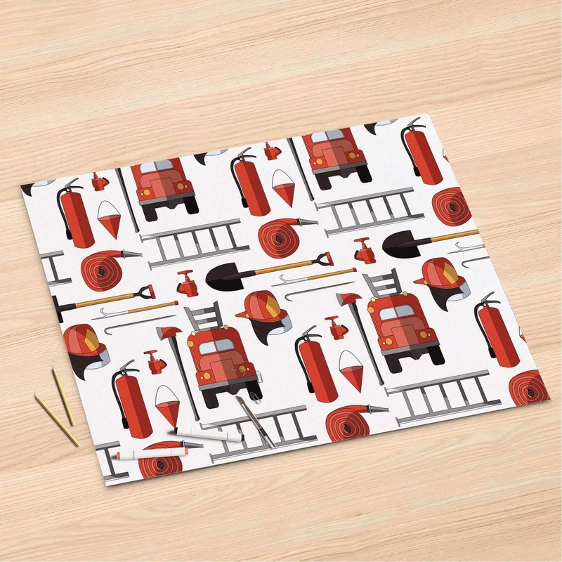 Folienbogen (120x80 cm) - Design: Firefighter