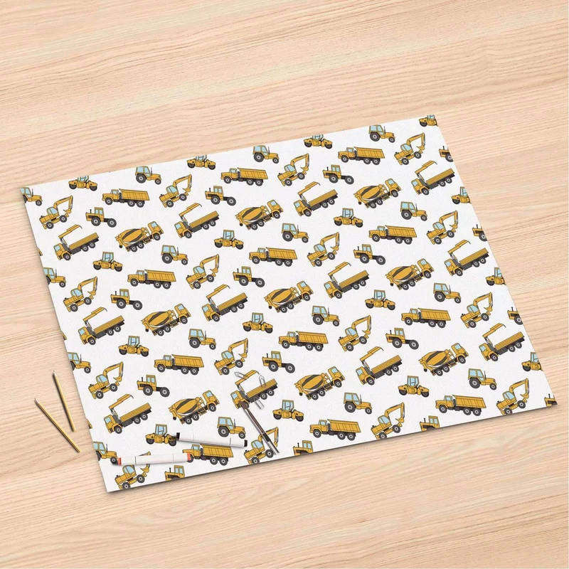 Folienbogen (120x80 cm) - Design: Working Cars