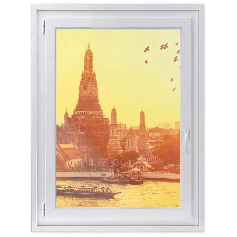 Fensterfolie [hoch] - Design: Bangkok Sunset