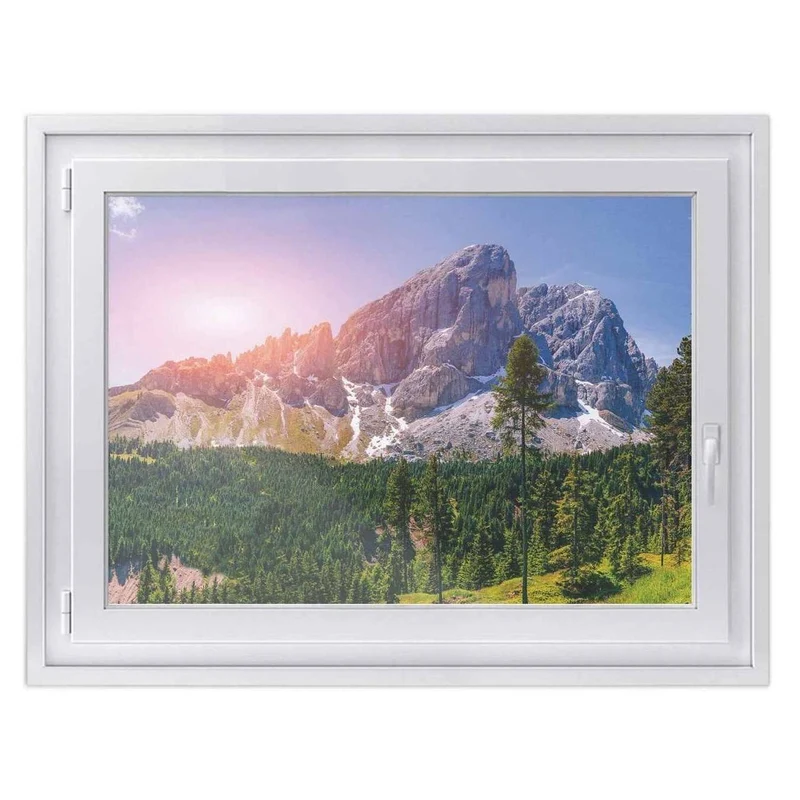 Fensterfolie [quer] - Design: Alpenblick