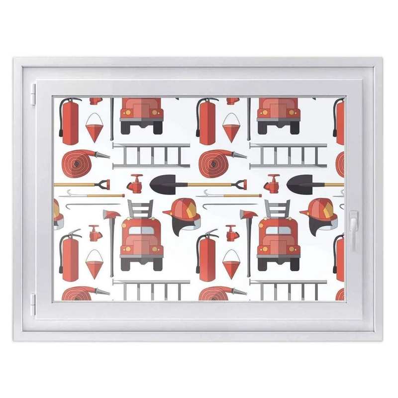 Fensterfolie [quer] - Design: Firefighter