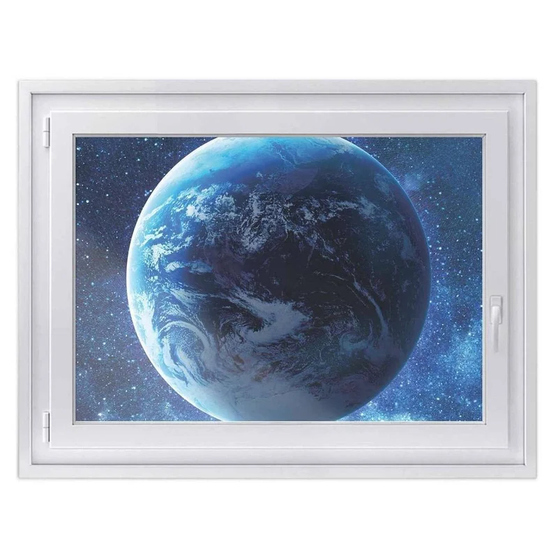 Fensterfolie [quer] - Design: Planet Blue