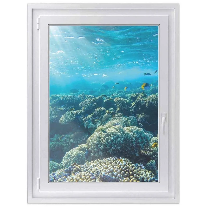 Fensterfolie [hoch] - Design: Underwater World