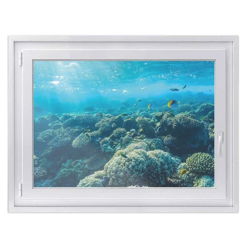 Fensterfolie [quer] - Design: Underwater World
