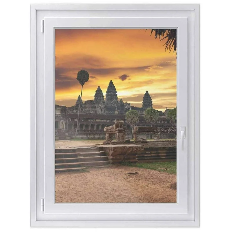 Fensterfolie [hoch] - Design: Angkor Wat