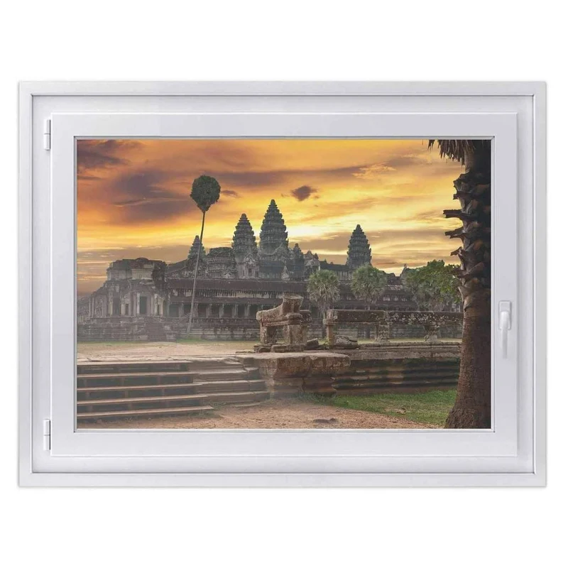 Fensterfolie [quer] - Design: Angkor Wat