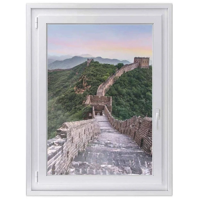 Fensterfolie [hoch] - Design: The Great Wall