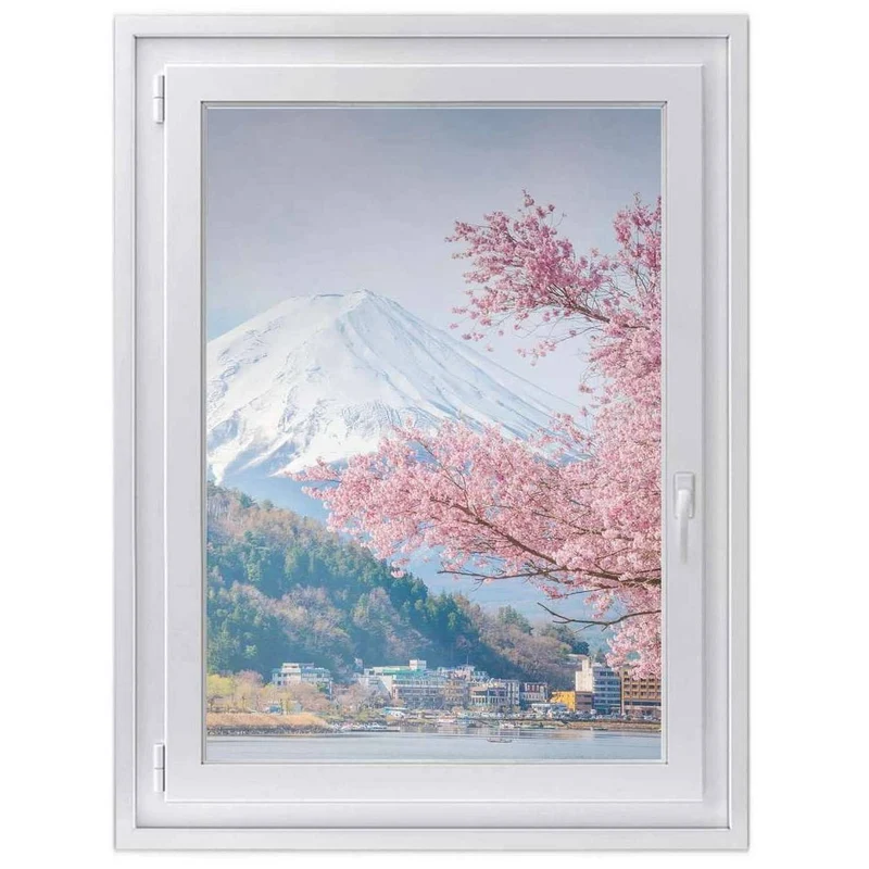 Fensterfolie [hoch] - Design: Mount Fuji