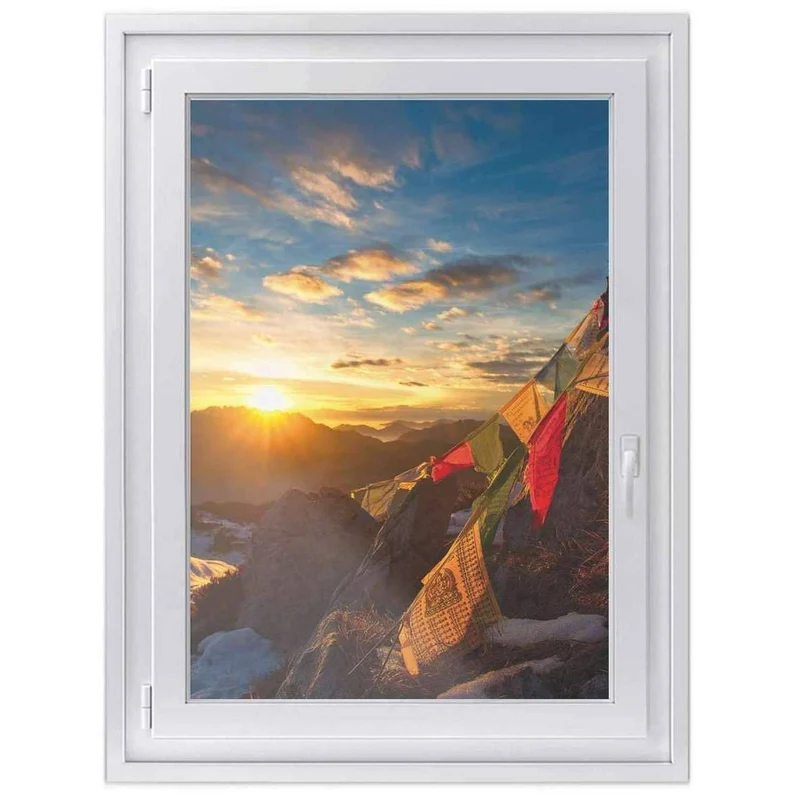 Fensterfolie [hoch] - Design: Tibet