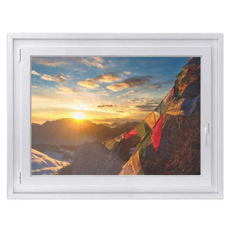 Fensterfolie [quer] - Design: Tibet