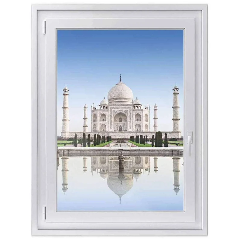 Fensterfolie [hoch] - Design: Taj Mahal