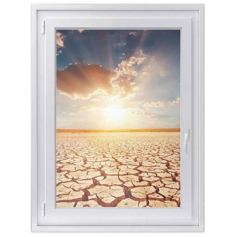 Fensterfolie [hoch] - Design: Savanne