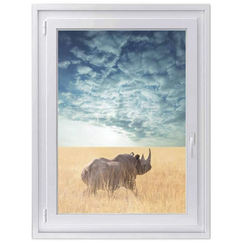 Fensterfolie [hoch] - Design: Rhino